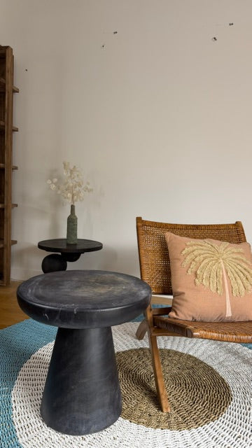 Table d'appoint en bois massif SURABAYA